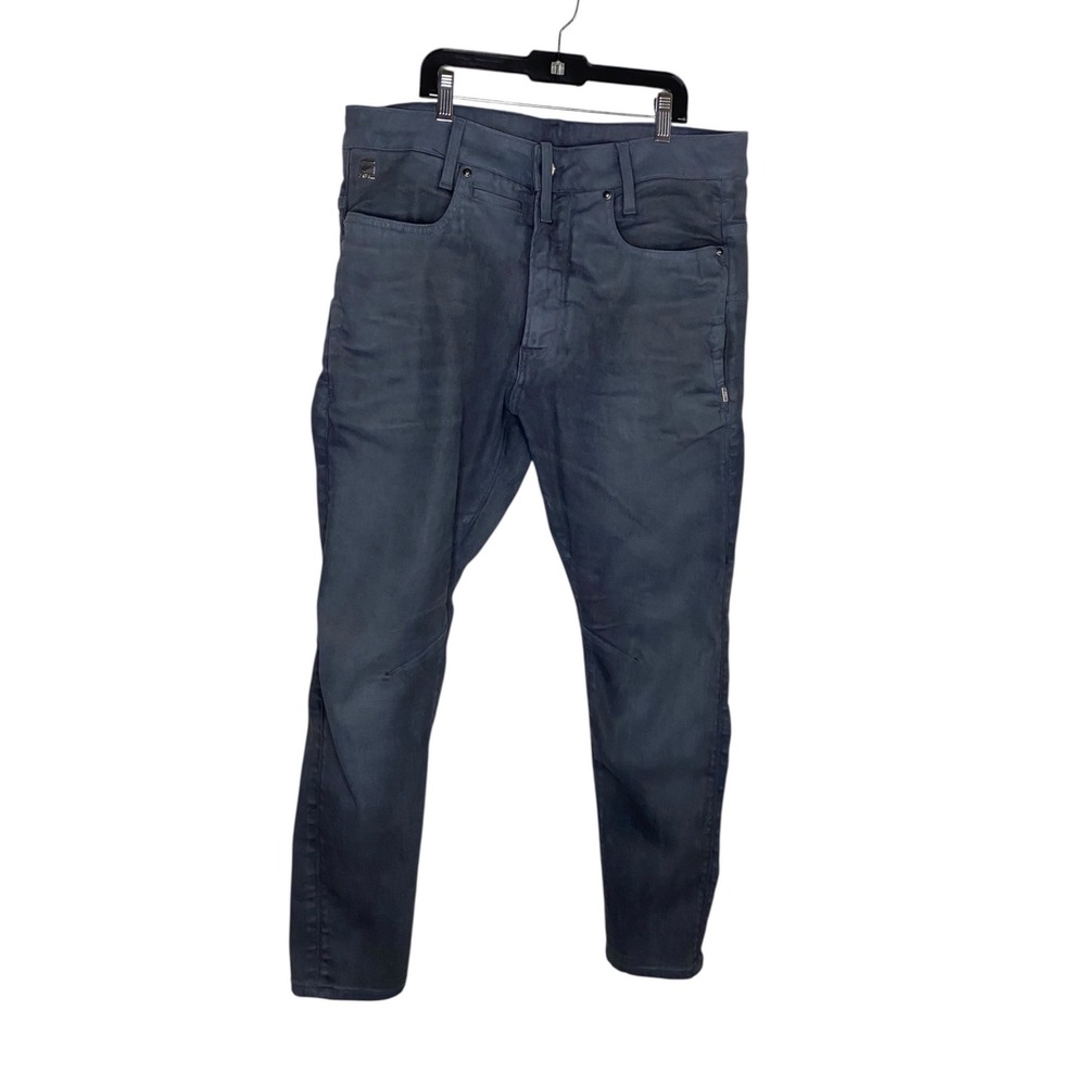 G-Star RAW D-Staq 3D Slim Tapered Grey Jeans Recycled Ocean Plastic 34x28